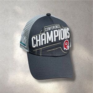 Kansas City Chiefs Super Bowl LIV Conference Champions New Era Snapback Hat Cap